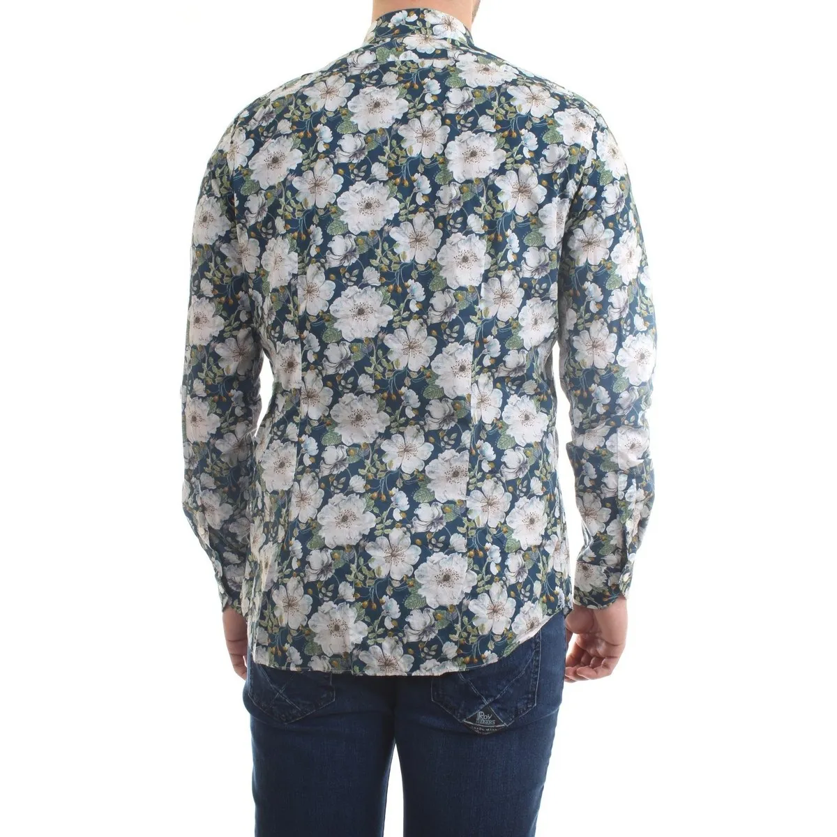 81543.002 Camiseta hombre flores de fantasía