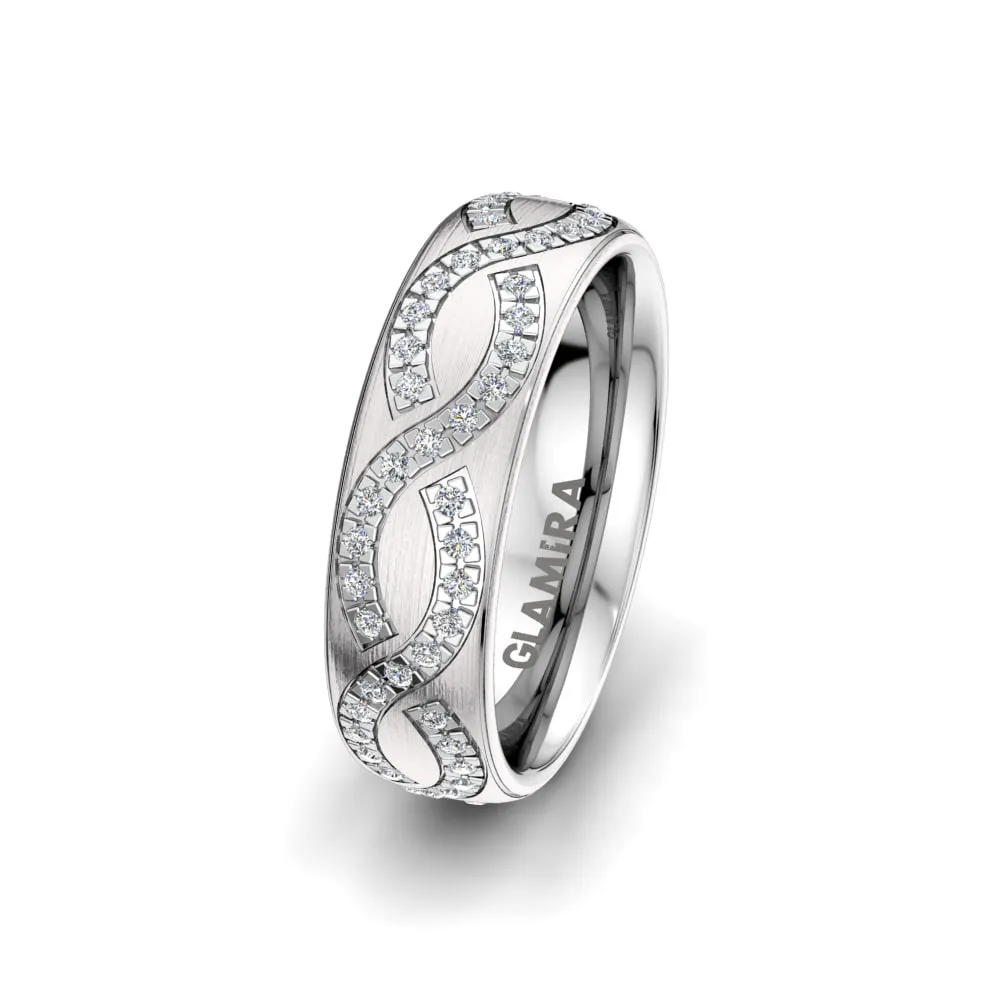 Anillo de boda Bright Maze 6 mm