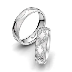 Anillo de boda Bright Maze 6 mm