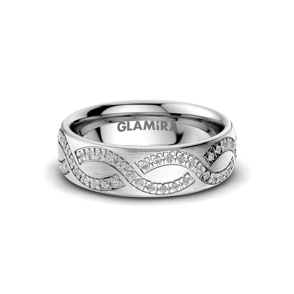 Anillo de boda Bright Maze 6 mm