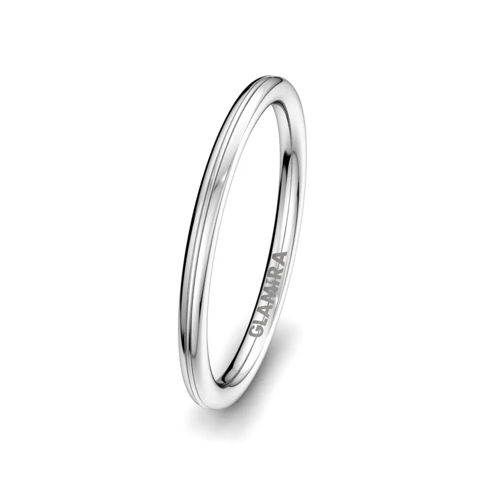 Anillo de boda Bright Nature 2 mm