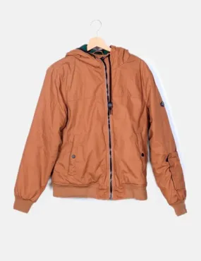 Bershka Parka camel básica