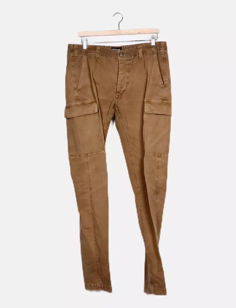 Blauer Pantalones cargo Rectos