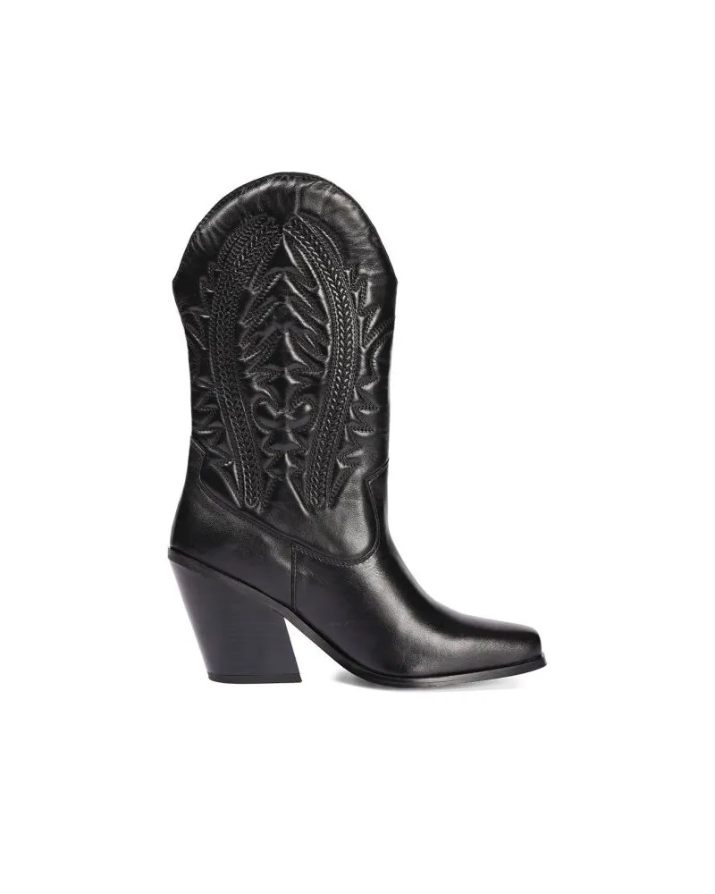 Bota campera cowboy de tacón NEGRO HERLEV gioseppo 70761