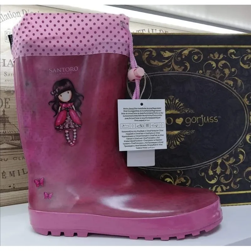 Bota de agua niña Gorjuss rosa SA08401C