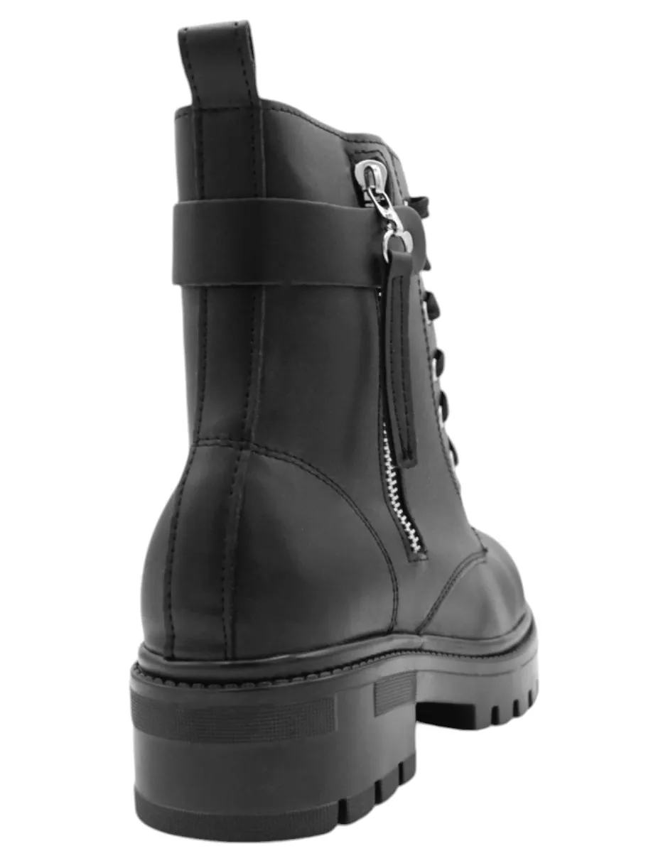 Botas casuales Bike en Piel vegana – Negro