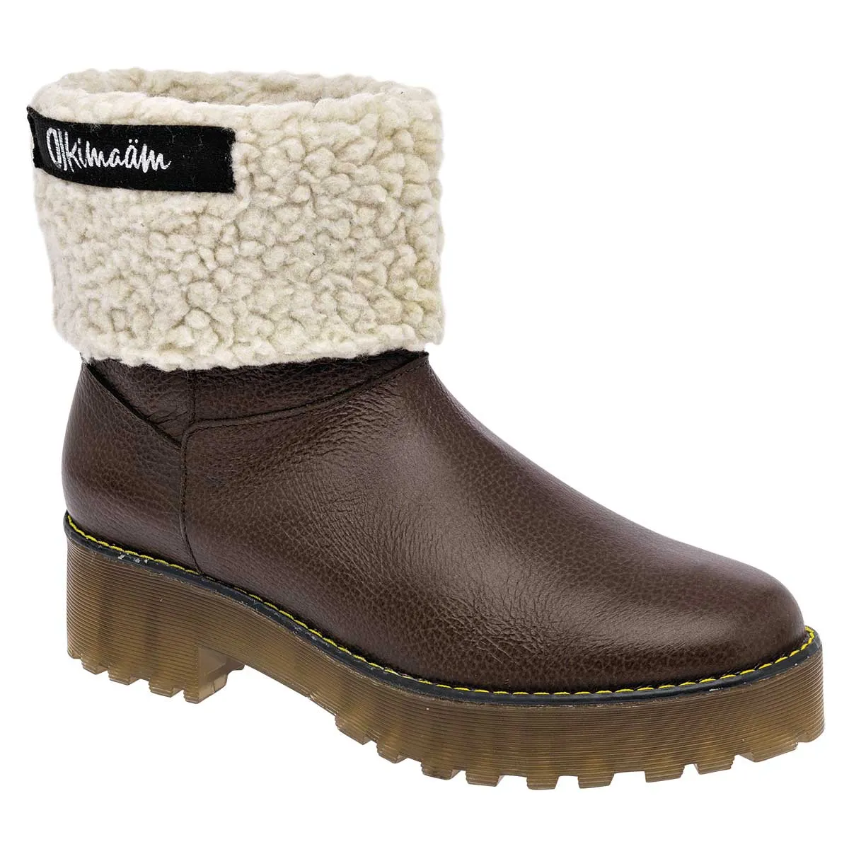 Botas casuales Exterior Piel Color Café Para Mujer De RBCOLLECTION