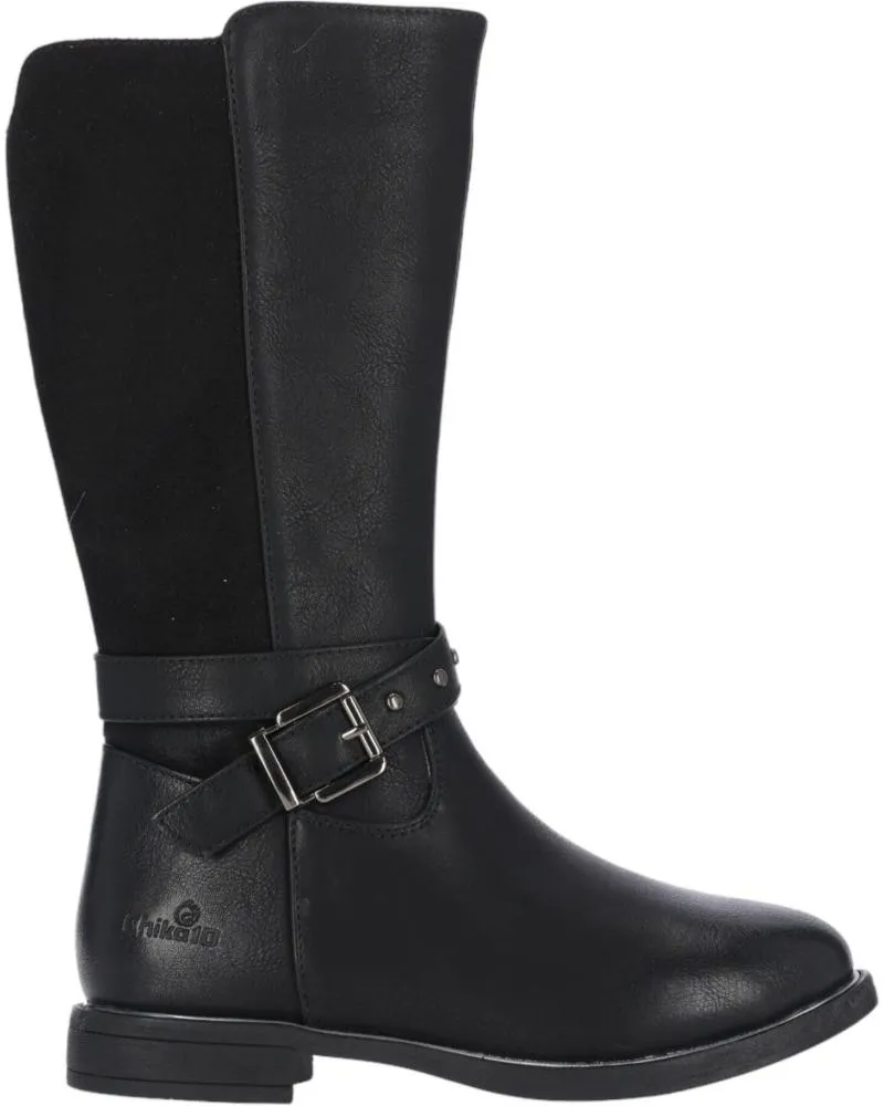 Botas CHIKA10  de Niña KIDS CARISA 22  NEGRO