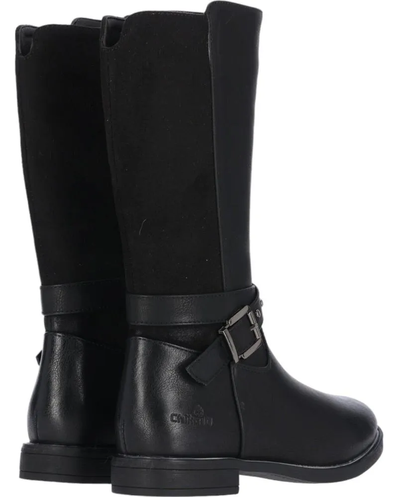 Botas CHIKA10  de Niña KIDS CARISA 22  NEGRO