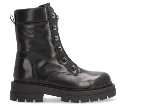 Botas Gia para mujer con remaches y cremallera central