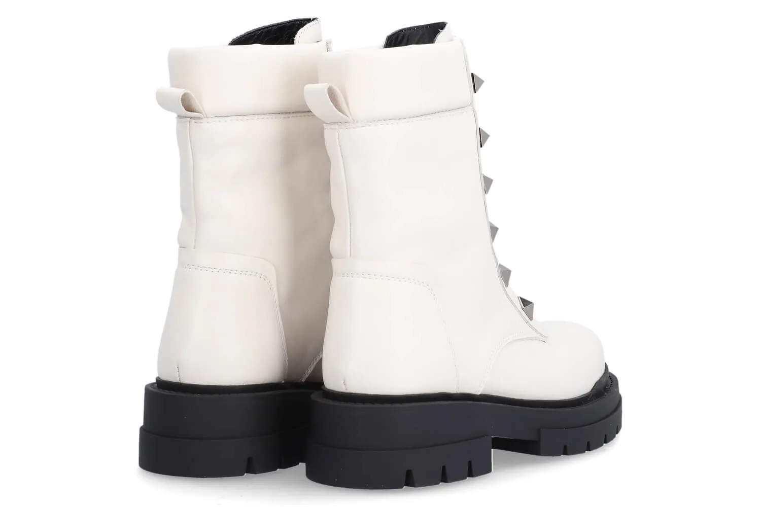 Botas Gia para mujer con remaches y cremallera central