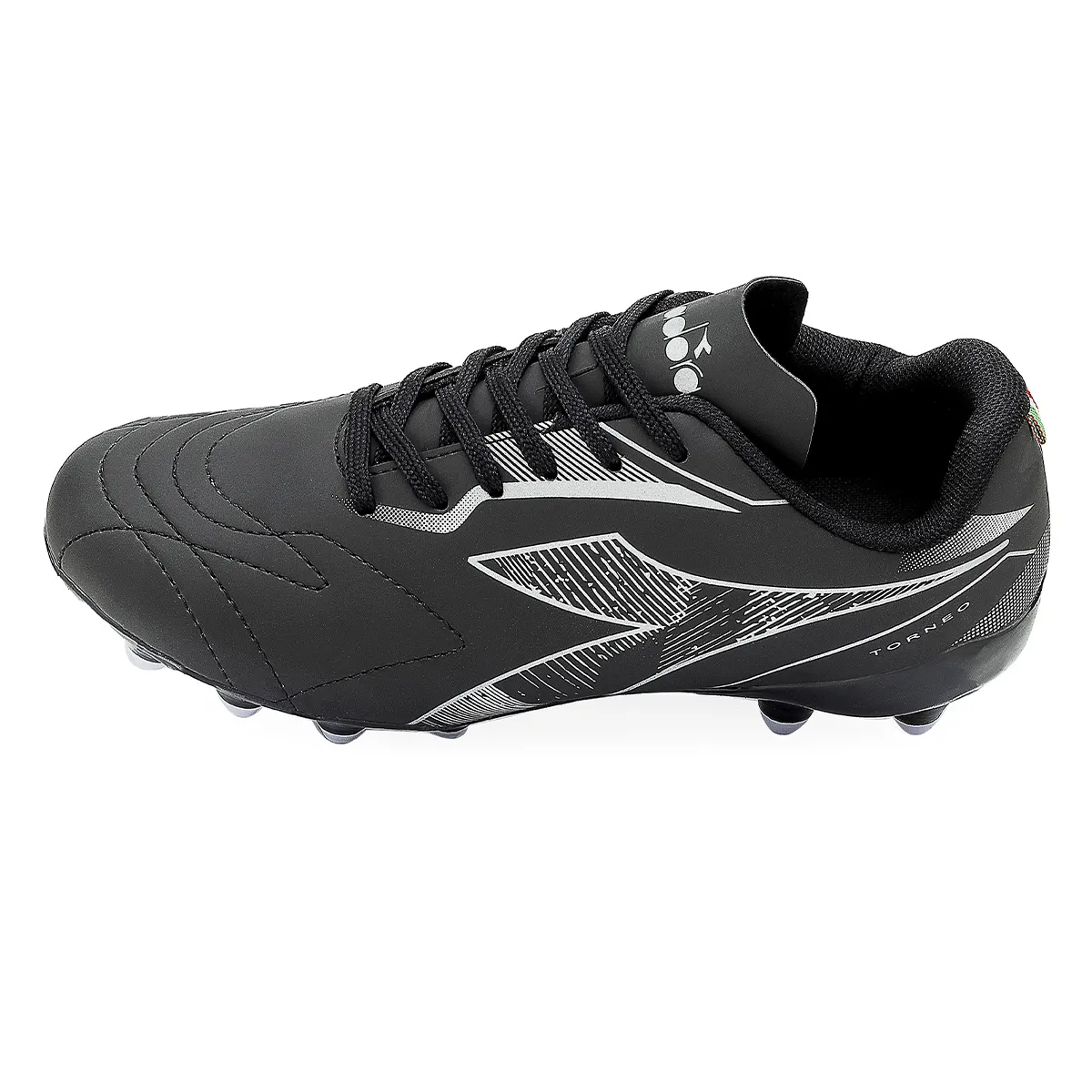 Botines De Futbol Diadora Torneo Campo FG Negro