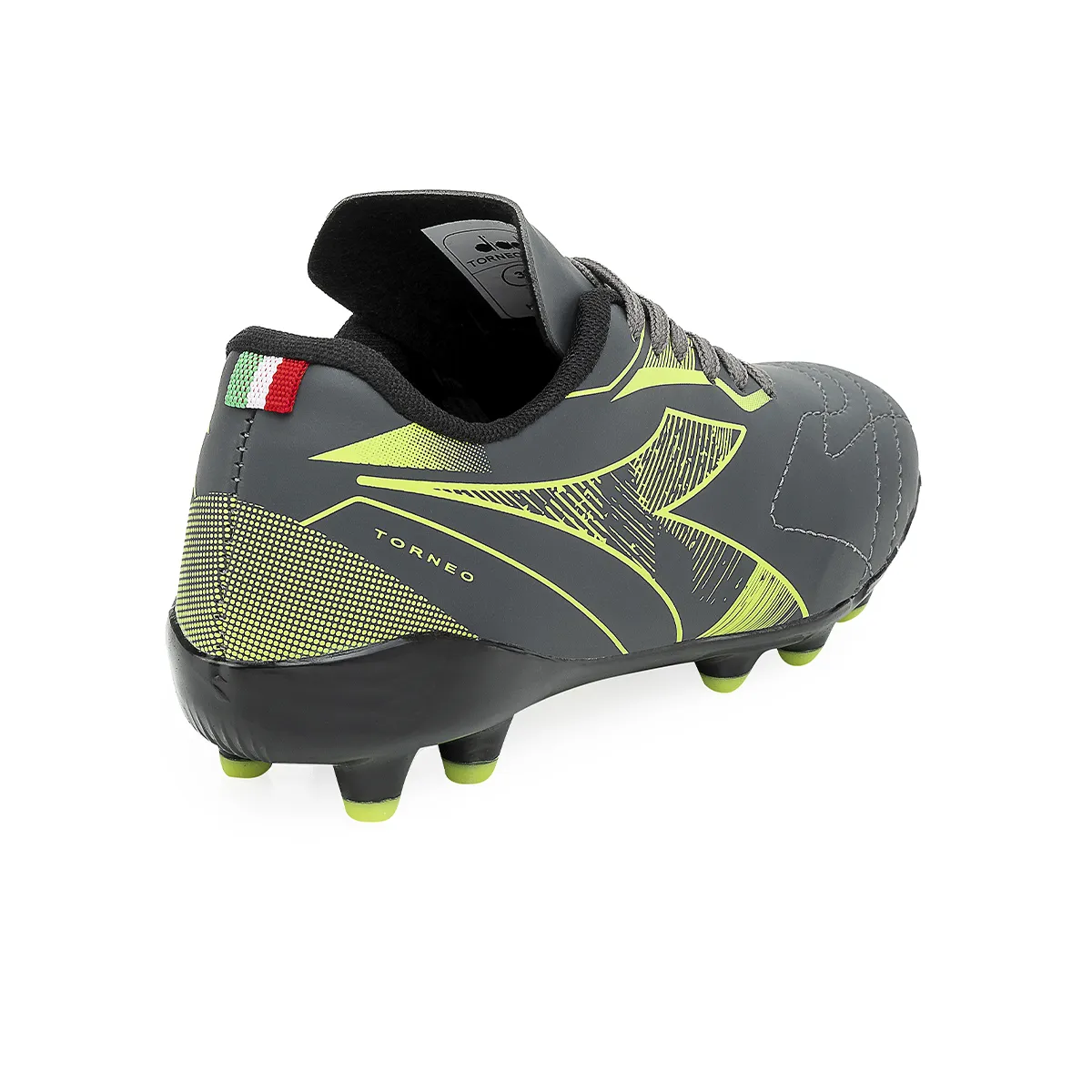 Botines De Futbol Diadora Torneo Campo FG Niño Gris