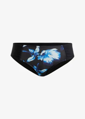 Braga de bikini Negro de flores