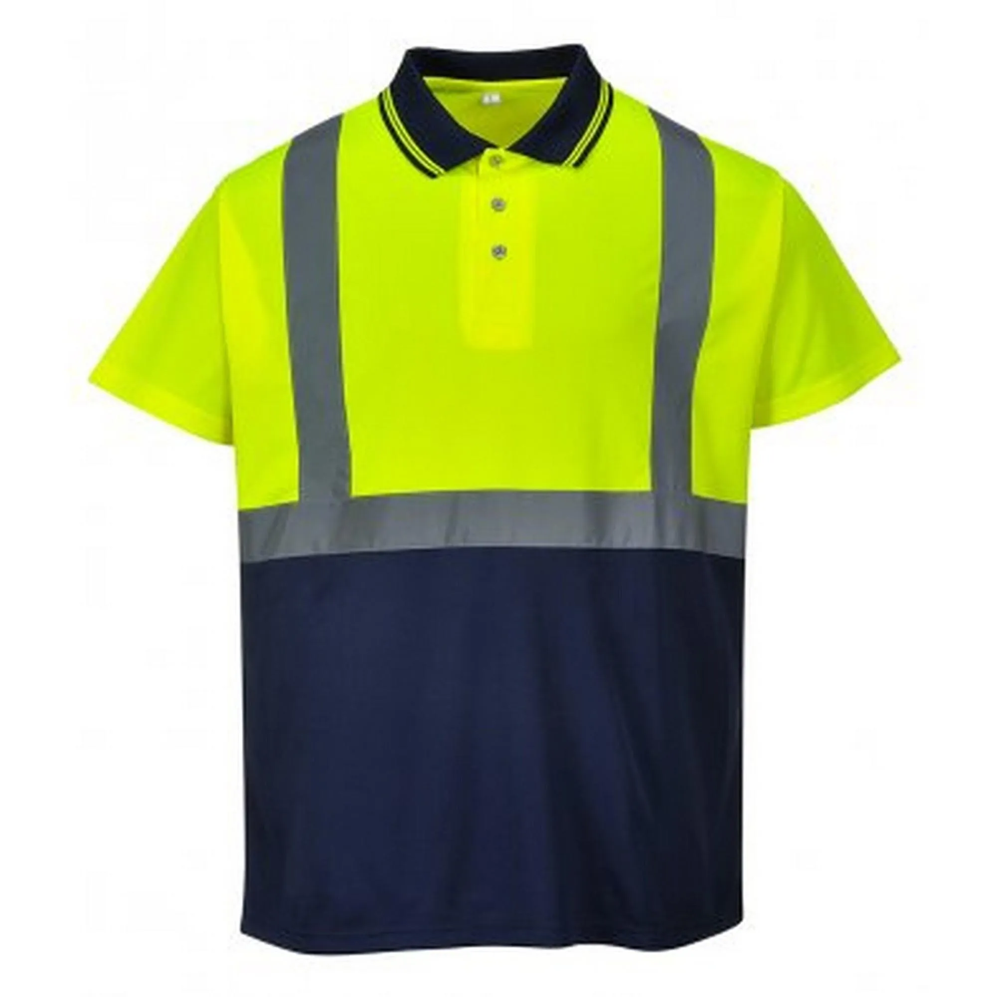 Camisa de Polo de tono de Mens Hi-Vis dos Portwest