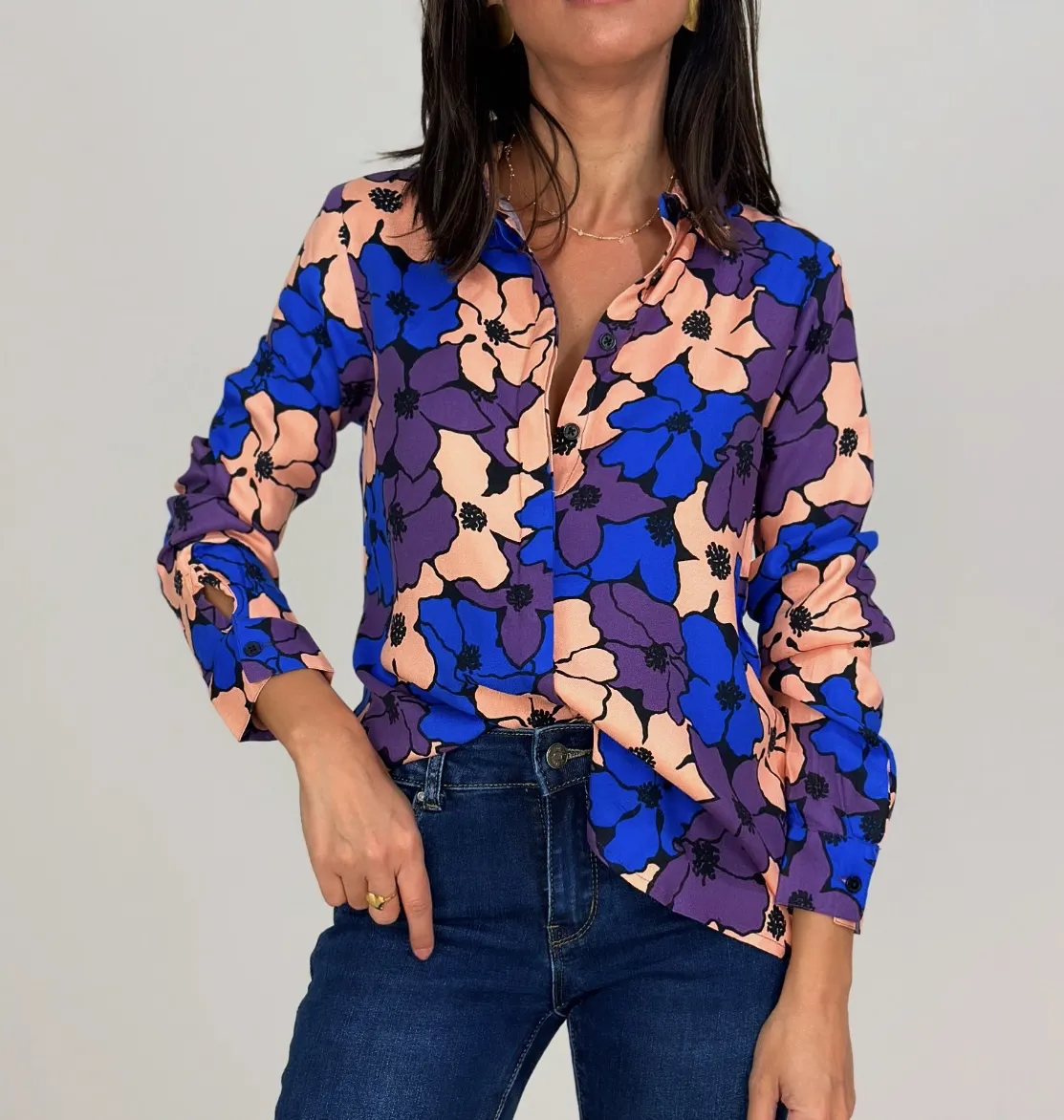 Camisa Flowers