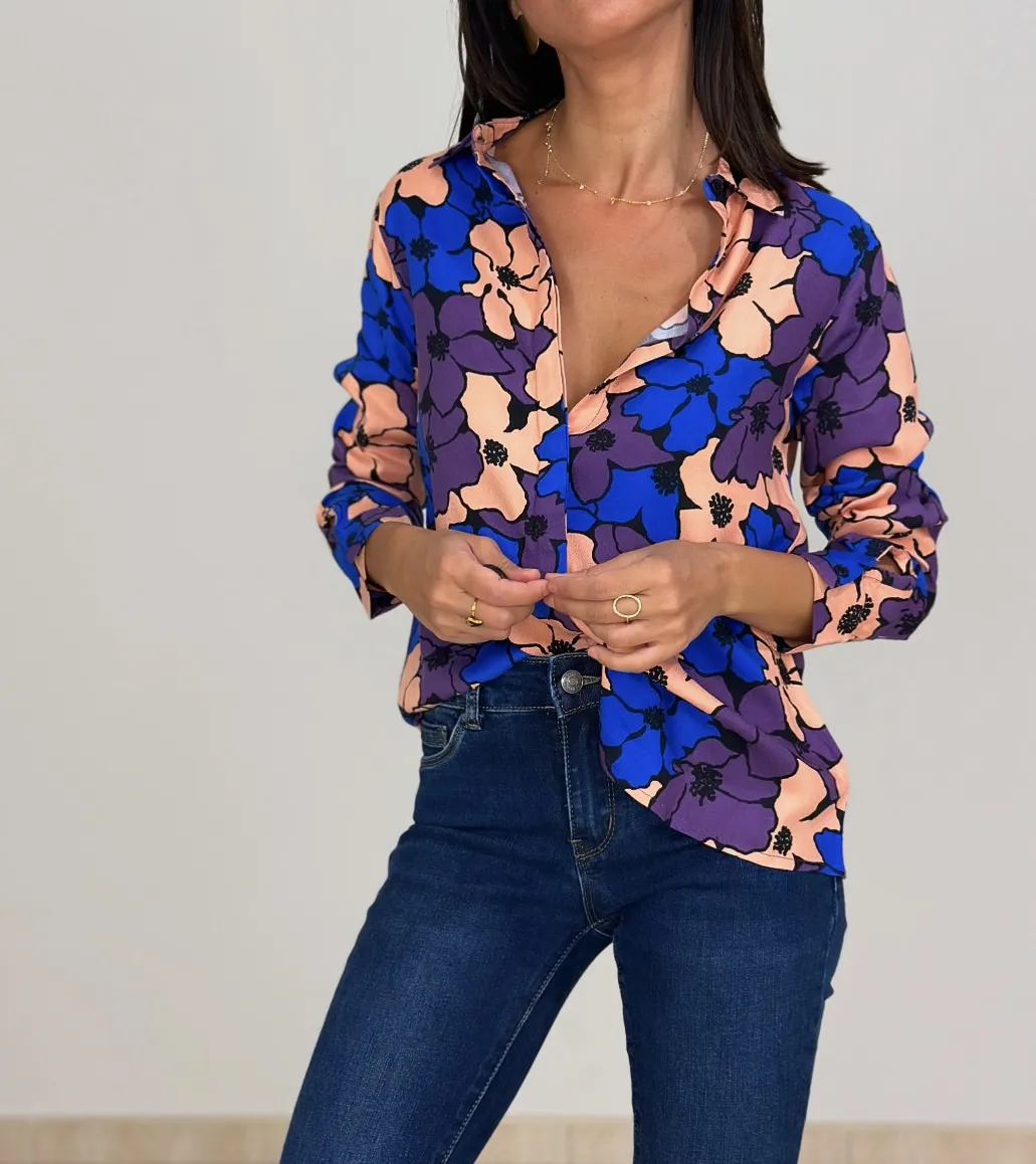 Camisa Flowers