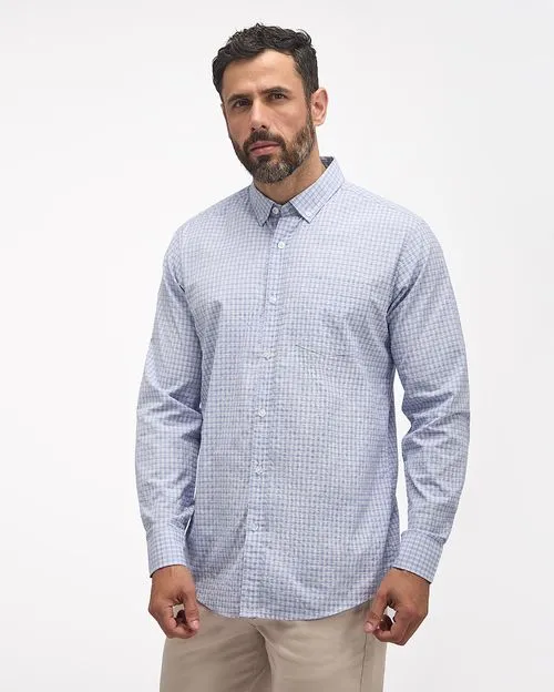 Camisa Hombre Piedro Celeste Dusk