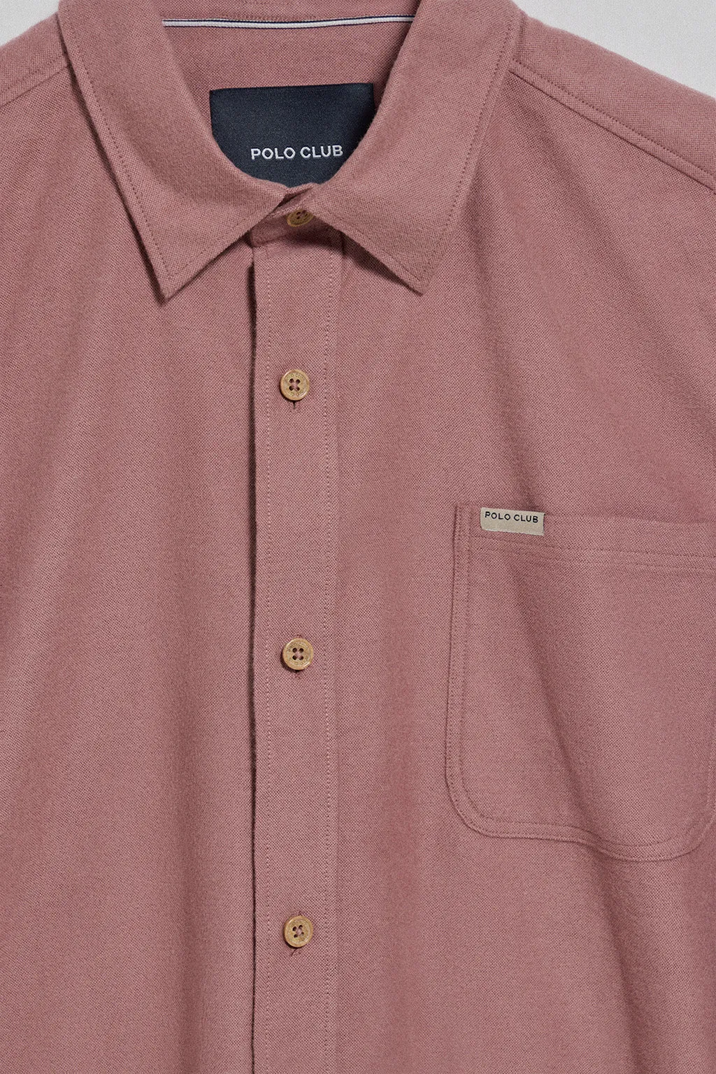 Camisa oxford Cambridge granate con bolsillo y detalle Polo Club