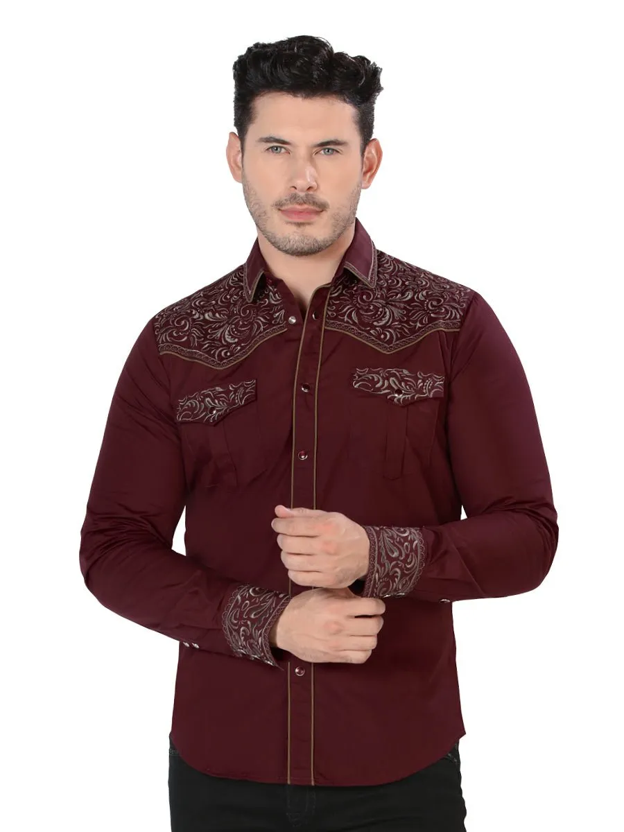 Camisa Vaquera Bordada MON-3537