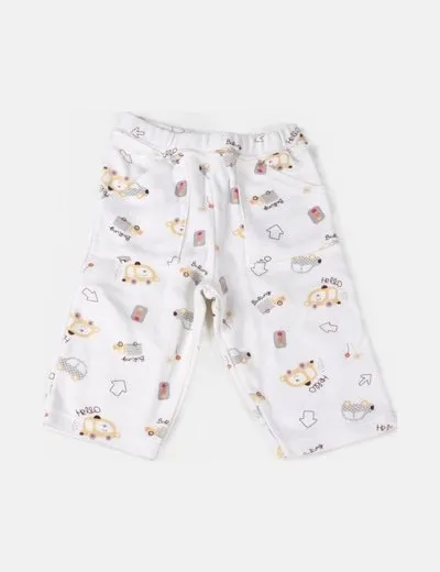 Carter´s Pantalón de tela blanco estampado