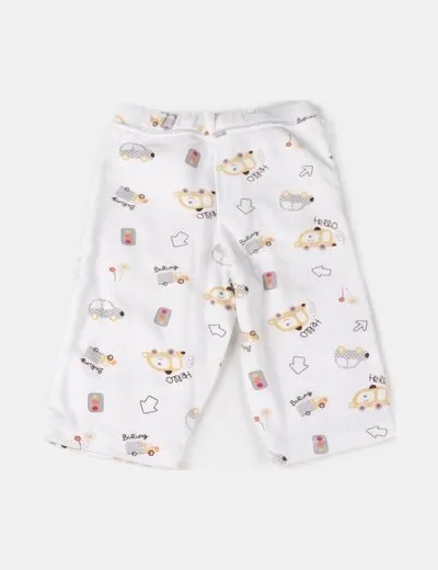 Carter´s Pantalón de tela blanco estampado