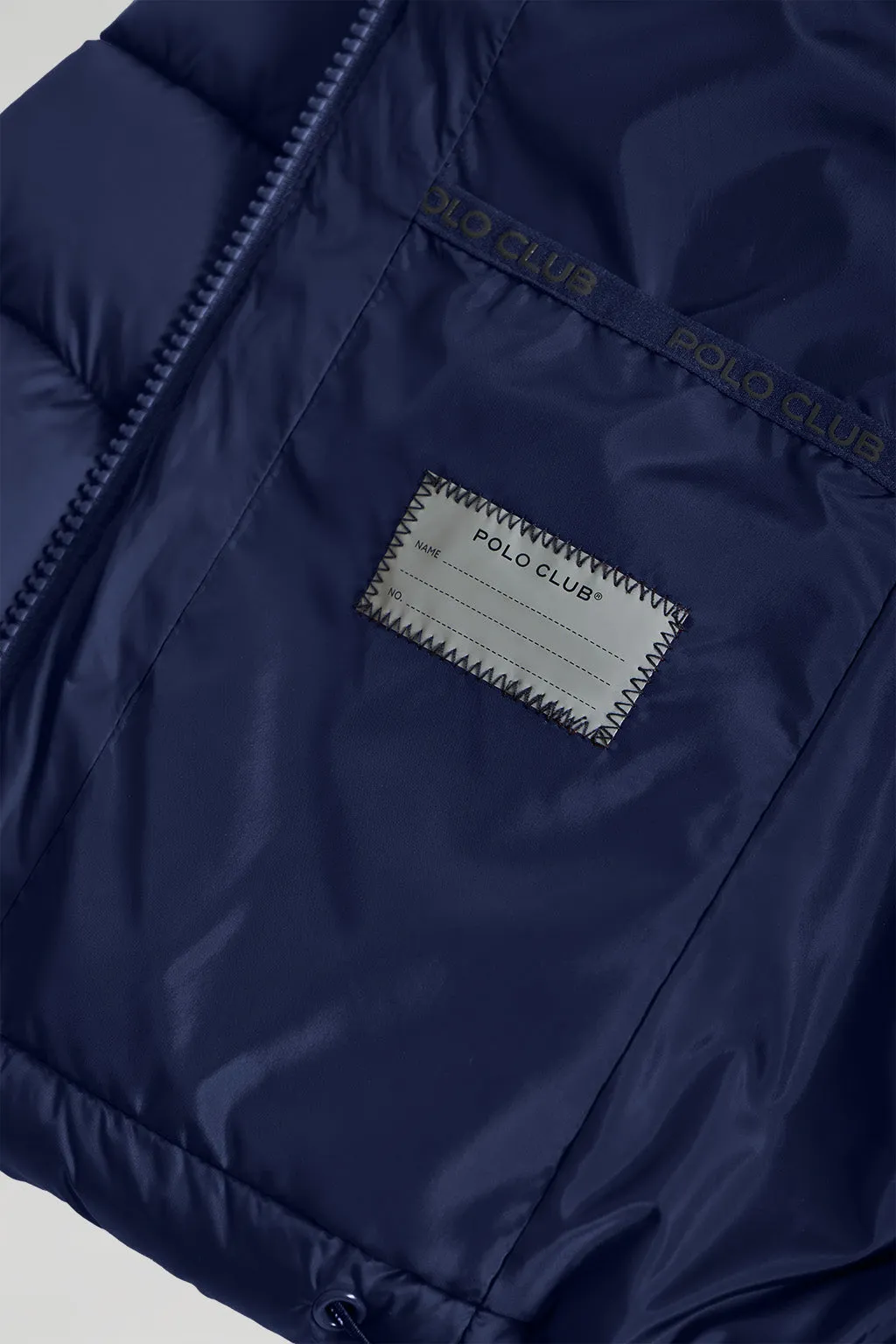 Chaqueta Coop ultralight de nio azul marino con detalles Polo Club