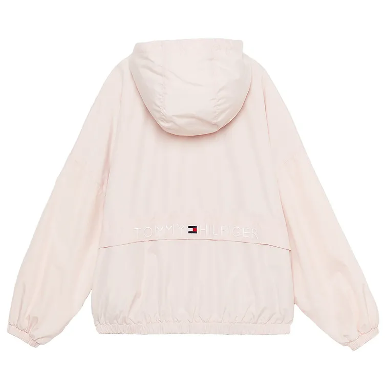 CHAQUETA ESSENTIAL LIGERA CON CAPUCHA NIÑA TOMMY HILFIGER