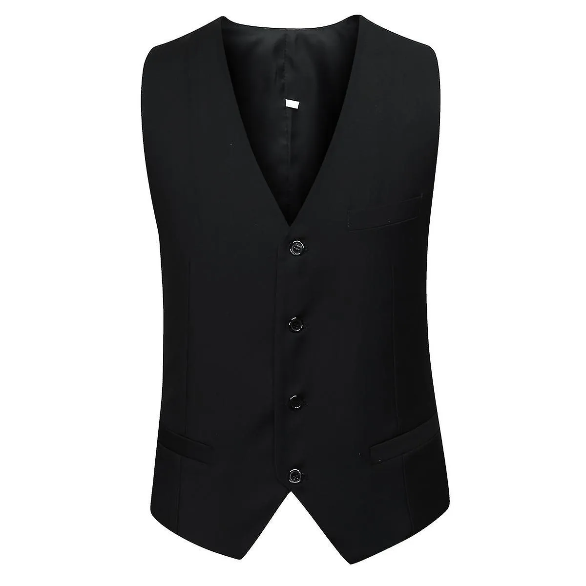 Chaqueta y chaleco (m) de 3 piezas de Business Solid Slim Fit Suit Chaqueta y chaleco (m)