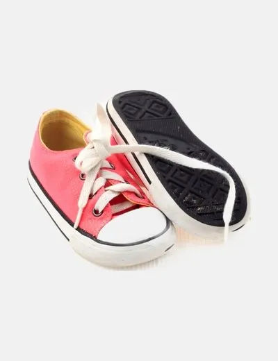 Converse Deportiva tela rosa