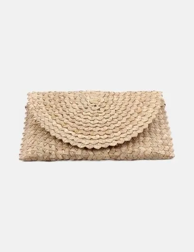 D' Diego Bolso rafia beige