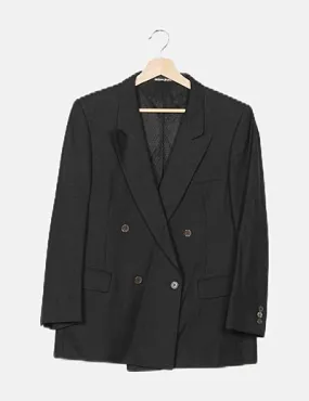 El Corte Inglés Blazer lana gris oscuro