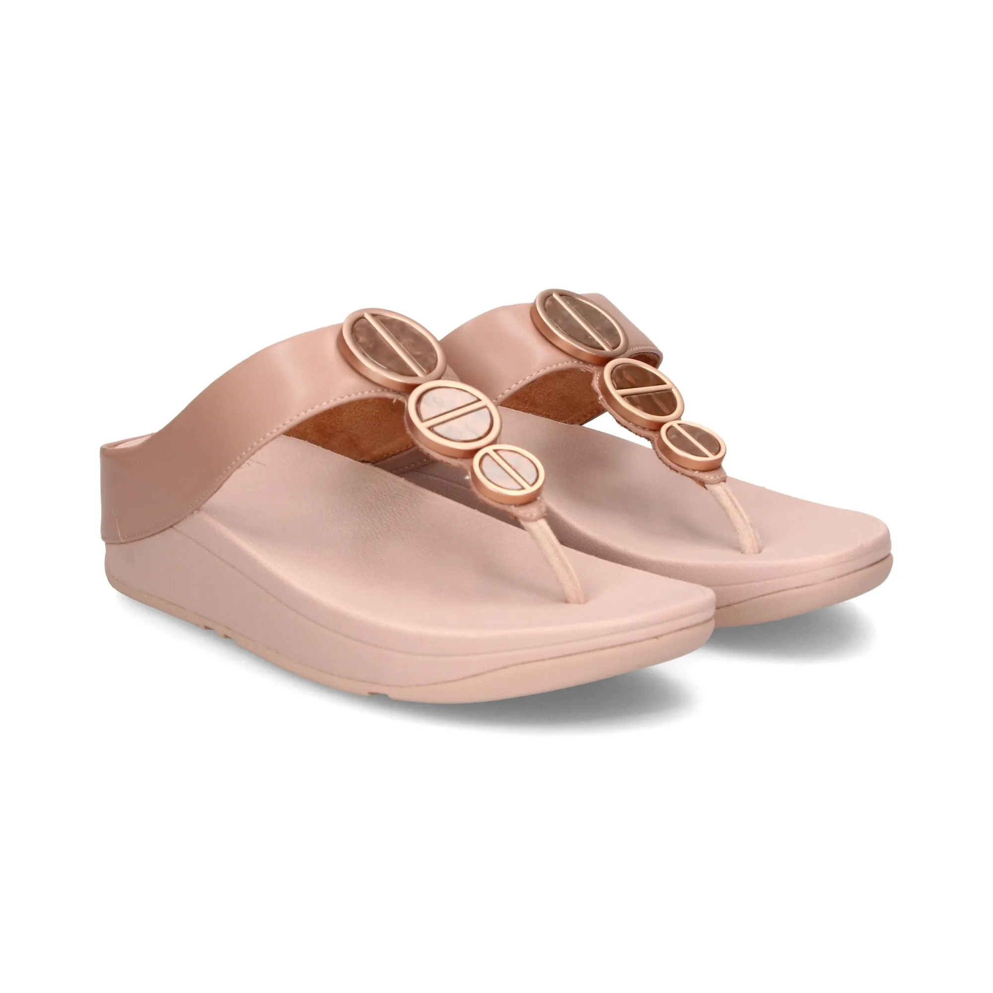 FITFLOP Sandalias cuña de Mujer 137 BEIGE