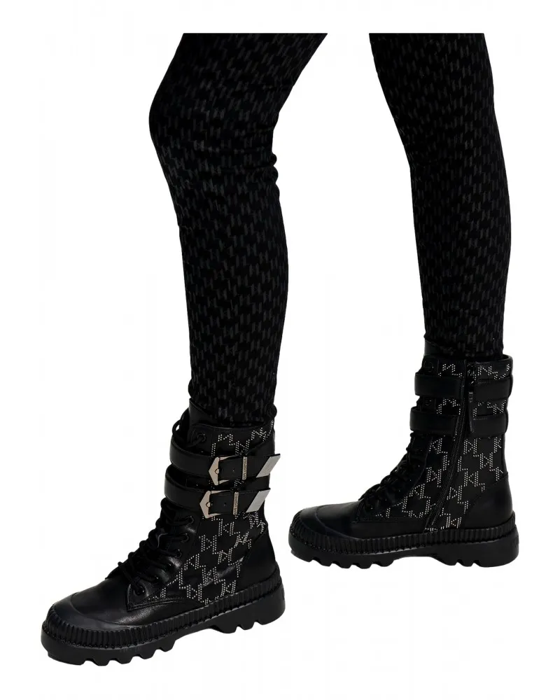 KARL LAGERFELD - Botas con Hebillas Trekka II Monogram