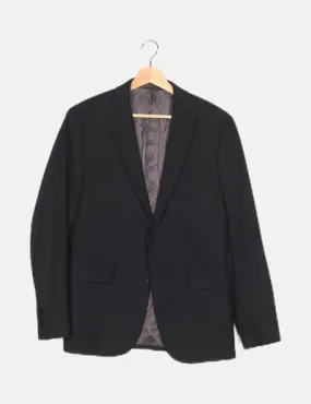 Mango Chaqueta de traje negra