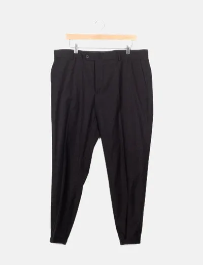 Mango Pantalón de vestir negro