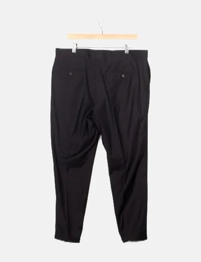 Mango Pantalón de vestir negro