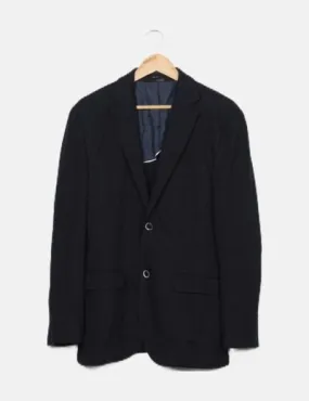 Massimo Dutti Blazer de vestir texturizado