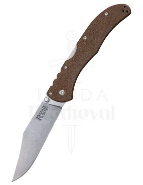 Navaja de campo Cold Steel modelo Range Boss, marrón