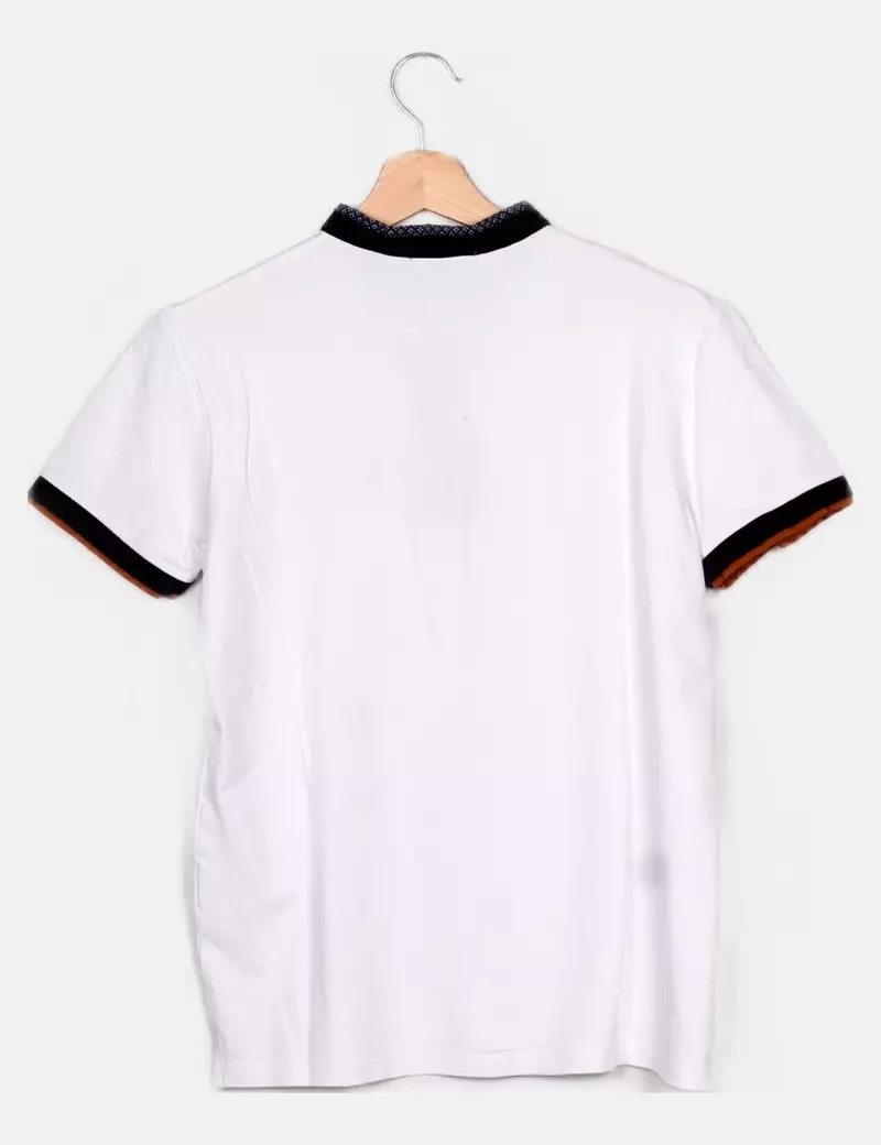 New mentality Polo de vestir blanco