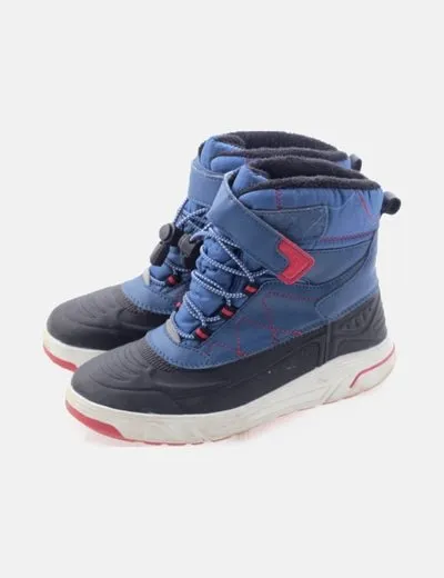 NoName Bota azul marina nieve