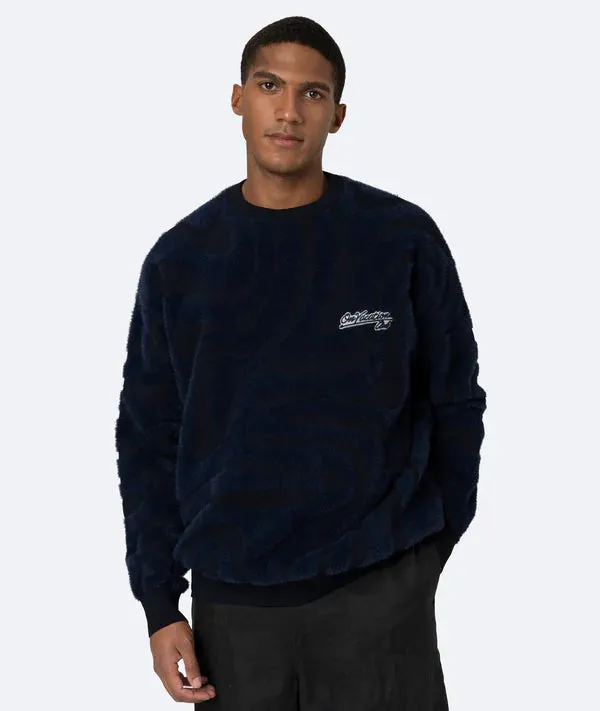 on vacation jersey ocean knit navy