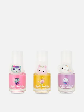 Pack de 3 miniesmaltes de uñas de la La casa de muñecas de Gabby de PS...