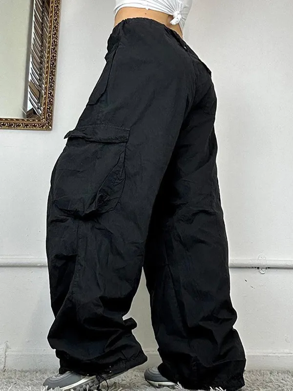 Pantalones cargo holgados de talle bajo Street