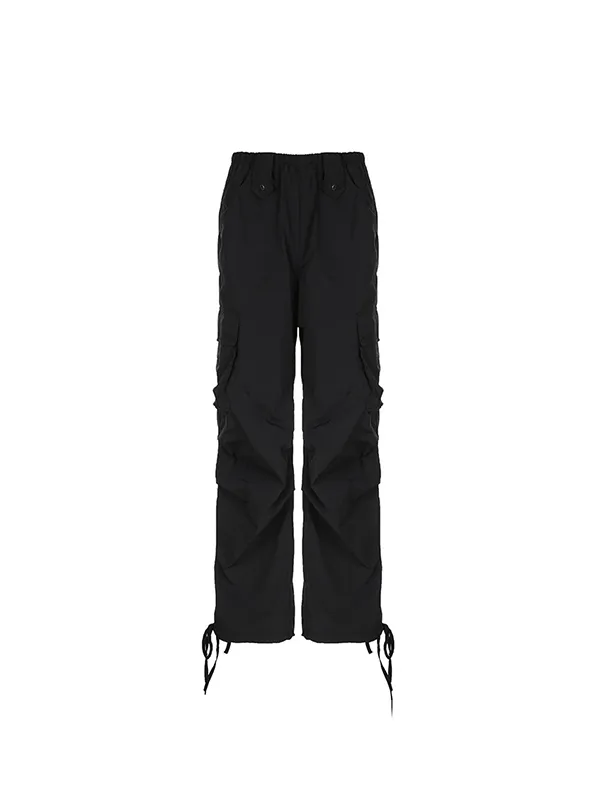 Pantalones cargo holgados de talle bajo Street