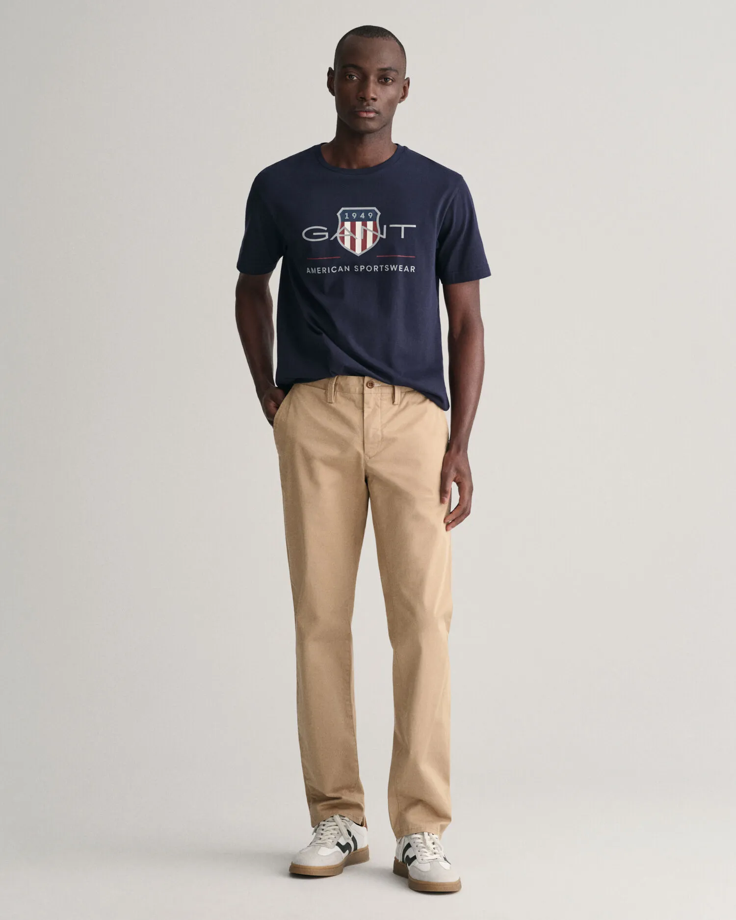 Pantalones chinos Slim Fit de sarga