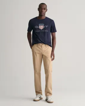 Pantalones chinos Slim Fit de sarga