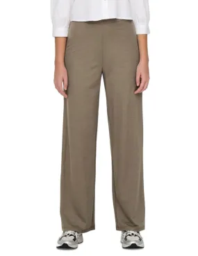 Pantalón de tela Only Jany beige corte regular para mujer