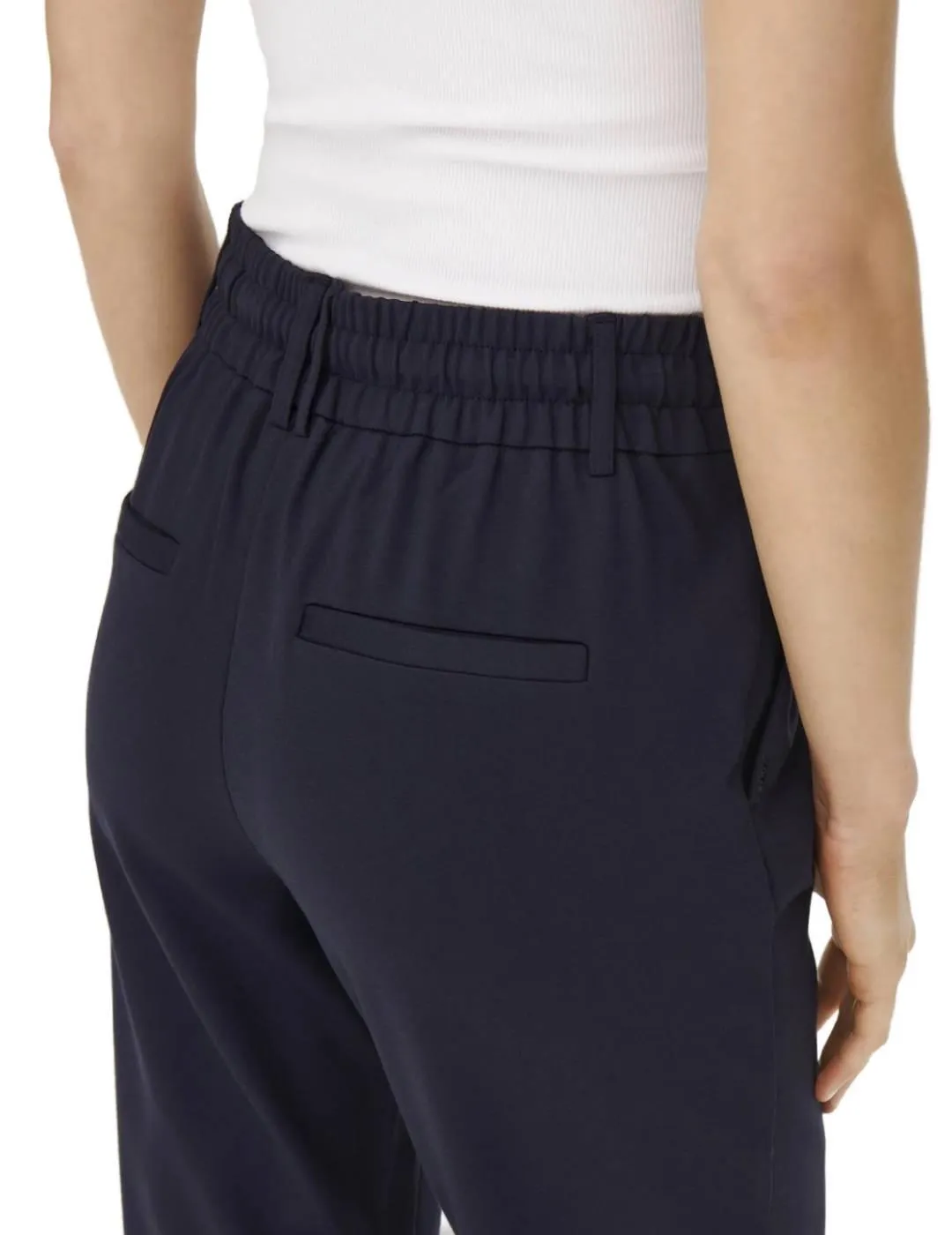 Pantalón Only Potrash azul marino de tela Slim para mujer