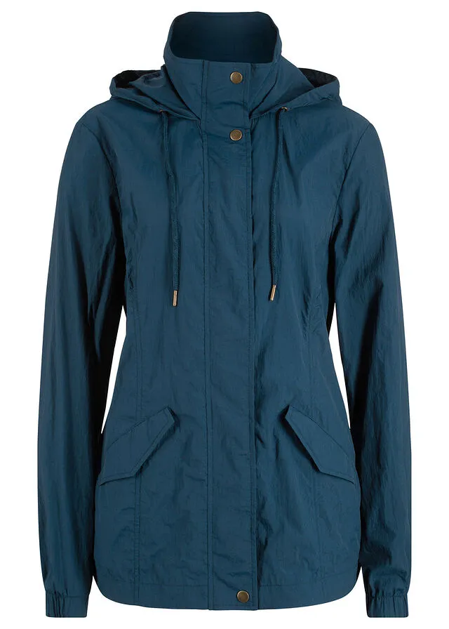 Parka ligera con capucha Azul marino